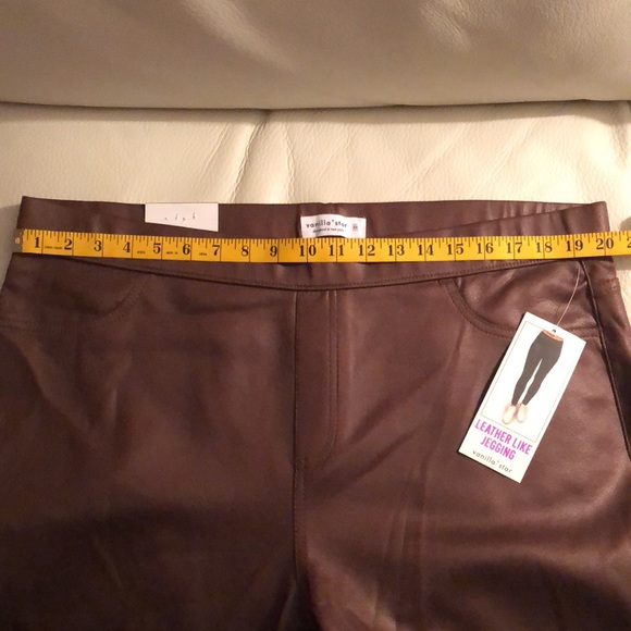 Vanilla Star Leather Like Jagging‘s size 3X New with tags, mint condition 10/10 - Picture 8 of 10